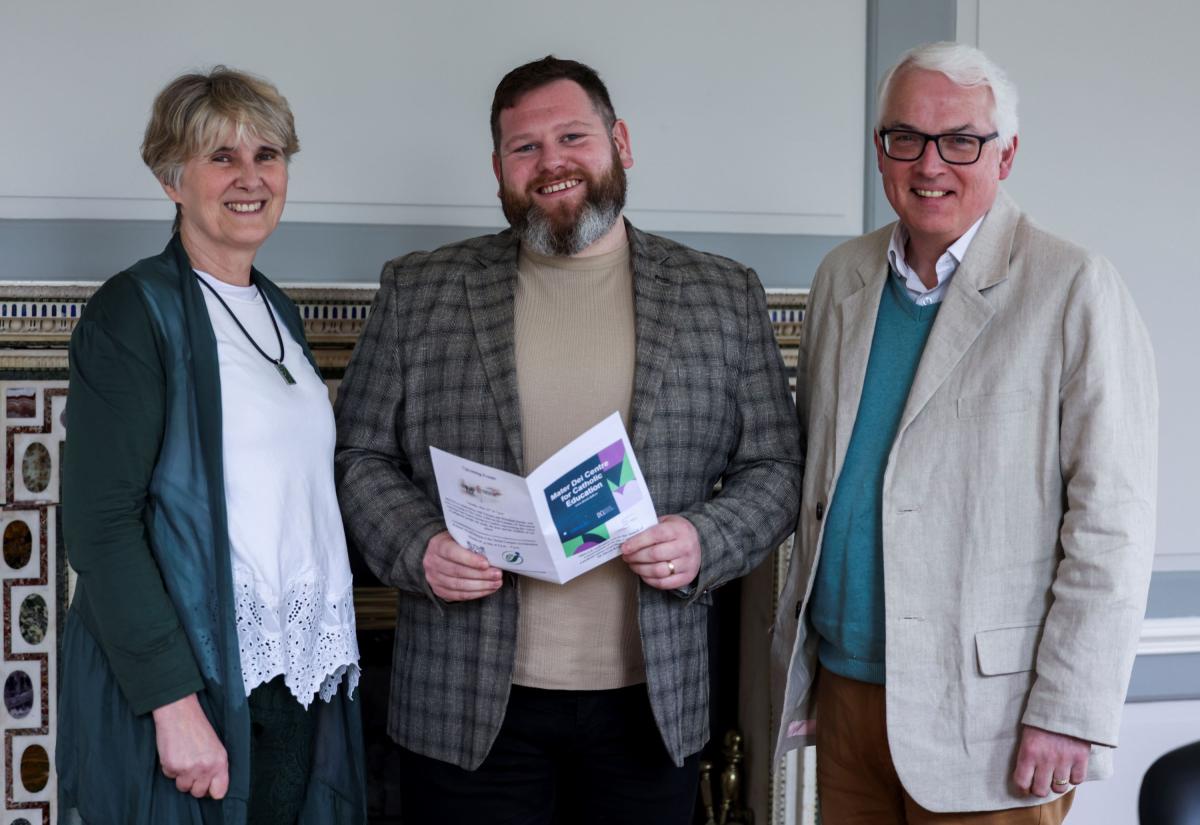  Prof Cora O'Farrell, Director of Mater Dei Centre for Catholic Education, DCU Institute of Education, Dr David Kennedy, Assistant Professor of Theology and Religious Education, DCU Institute of Education, Raymond Friel OBE,  Former CEO of Plymouth CAST a
