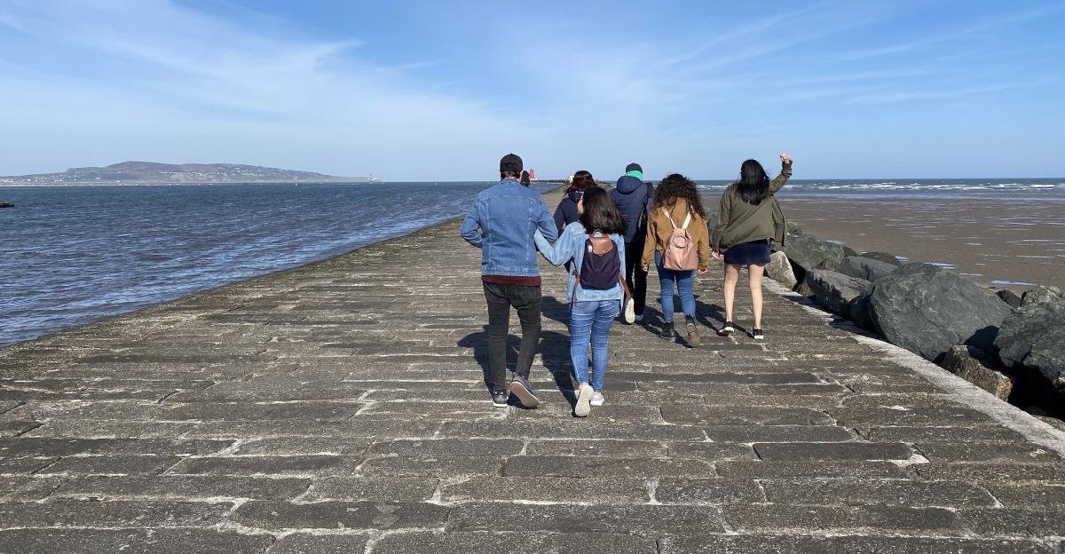 Young People in Dollymount by Gareth Byrne