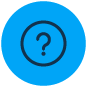 FAQs blue icon