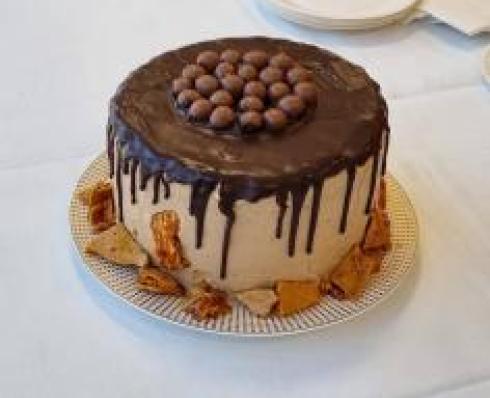 Tom Swift's Chocolate Drip Cake