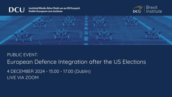 Upcoming Event: European Defence Integration after the US Elections