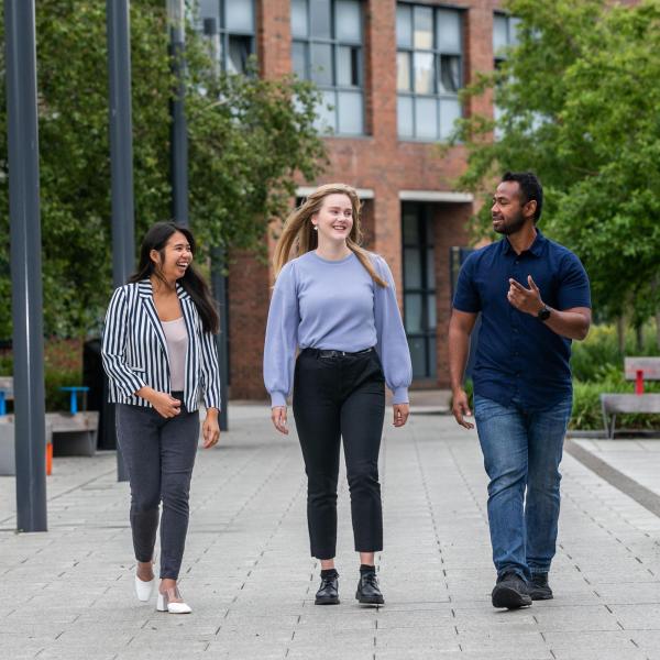 DCU students on campus