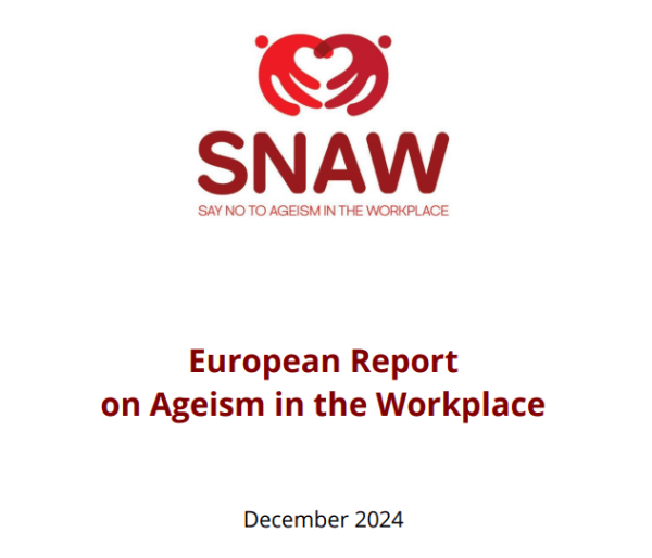 The cover of the European Report on Ageism in the Workplace