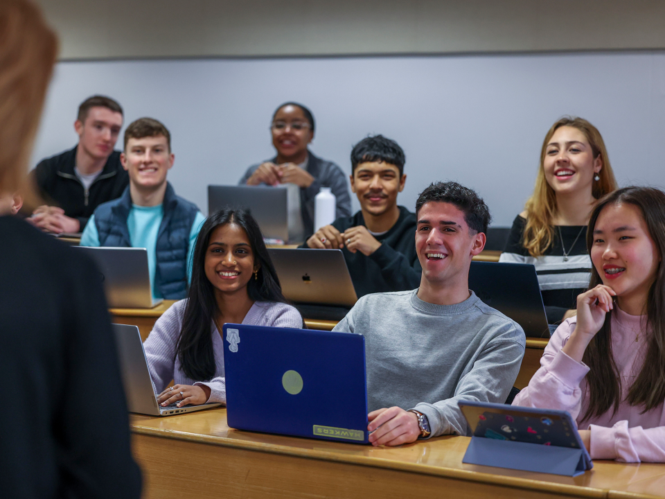 DCU Business School students in a lecture