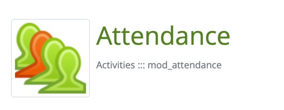 Moodle Attendance Plugin icon