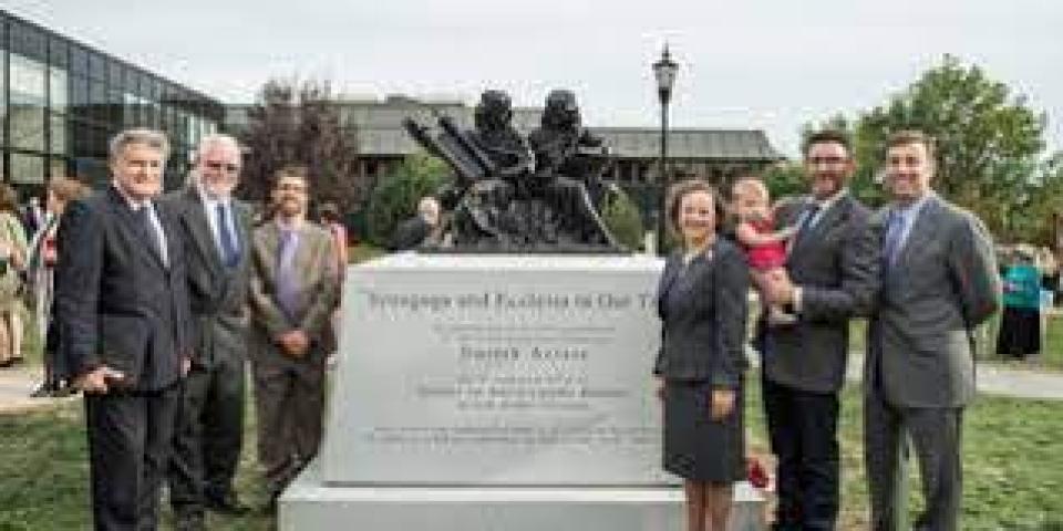 Unveiling of Koffman's Statue at St Joseph's