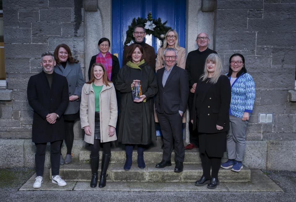 Members of the University Athena Swan self-assessment team with the DCU Silver Award.