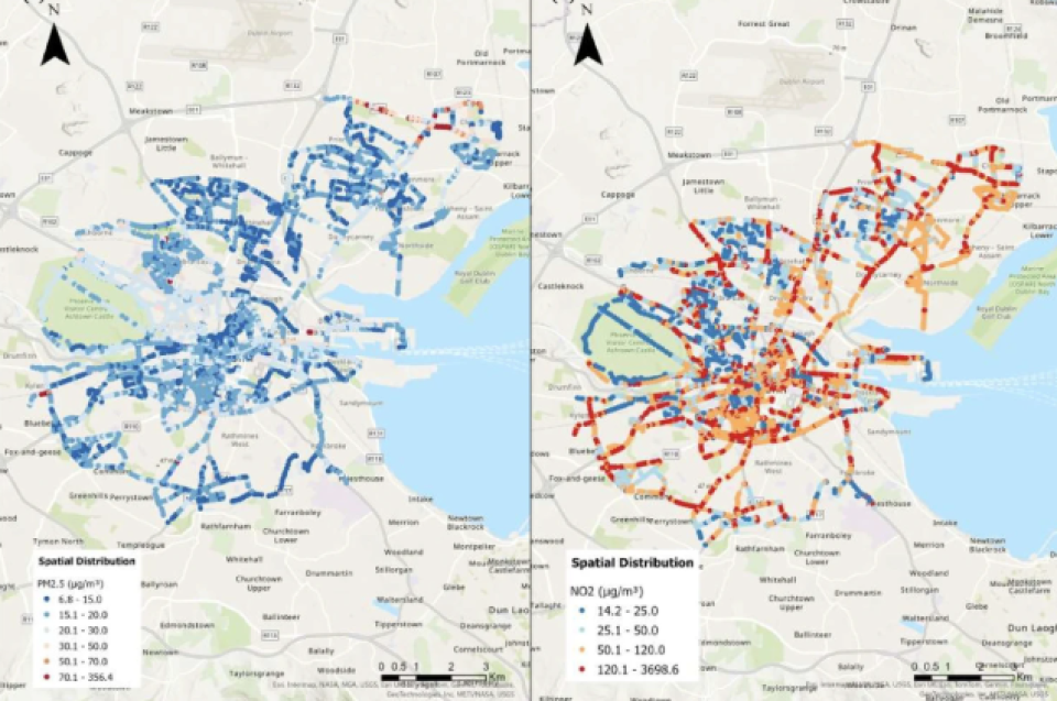 Study Identifies ‘hotspots’ For Air Pollution In Dublin | Dublin City ...