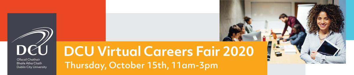 DCU Virtual Careers Fair 2020: Student Evaluation Banner Graphic
