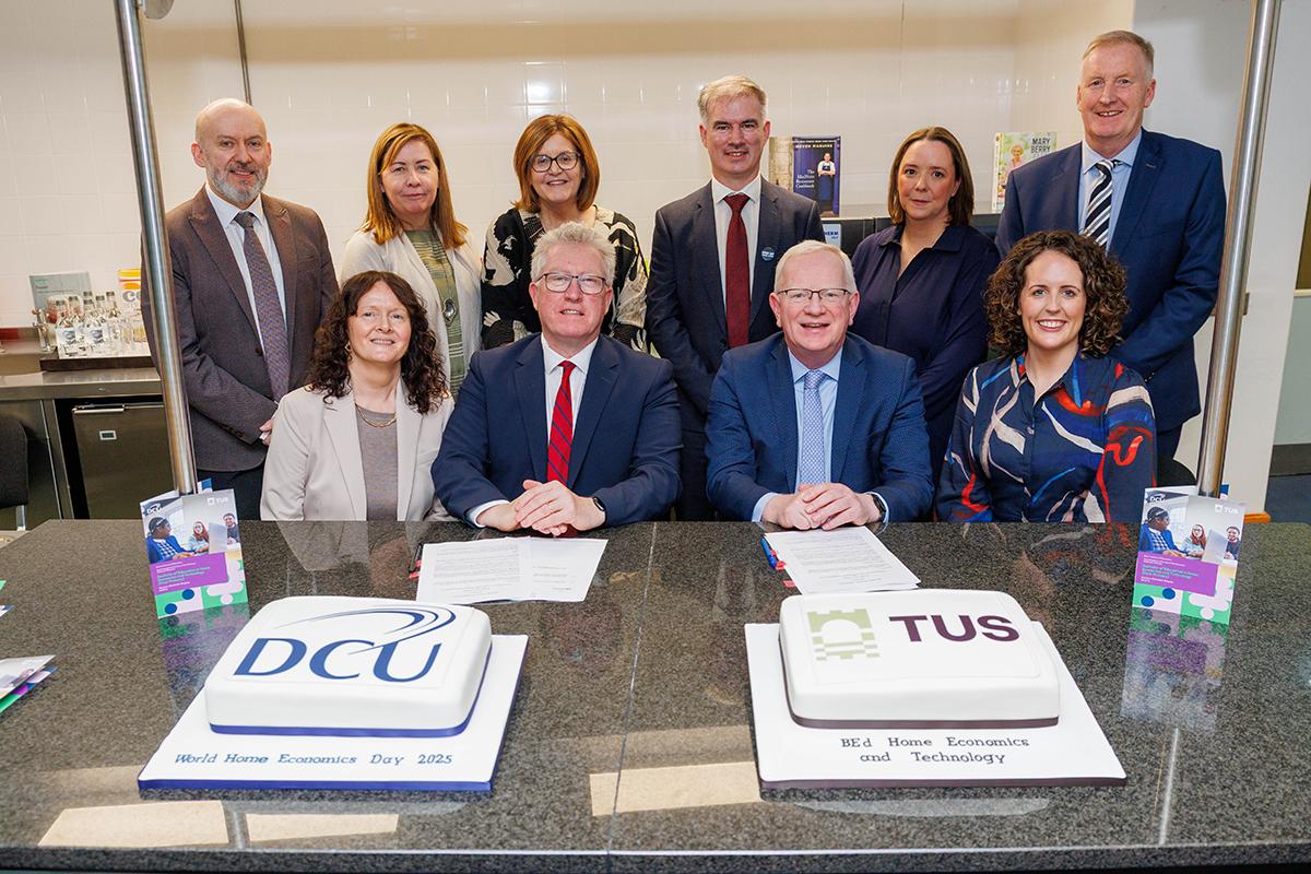 DCU and TUS launch new joint Home Economics and Technology teaching degree.