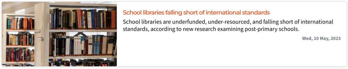 Link to school library research 