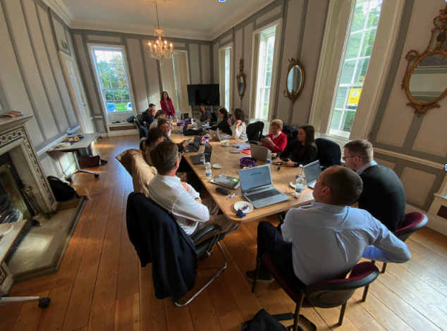 Meeting in Boardroom of Jesuit Project 