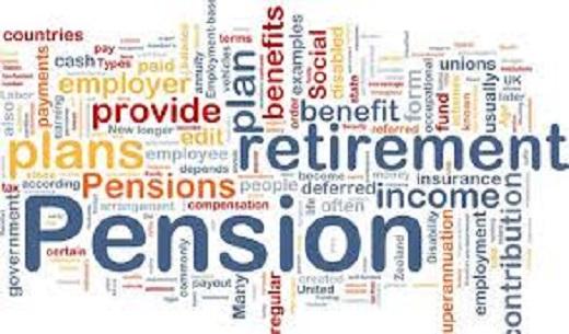 Pensions plan words and sayings