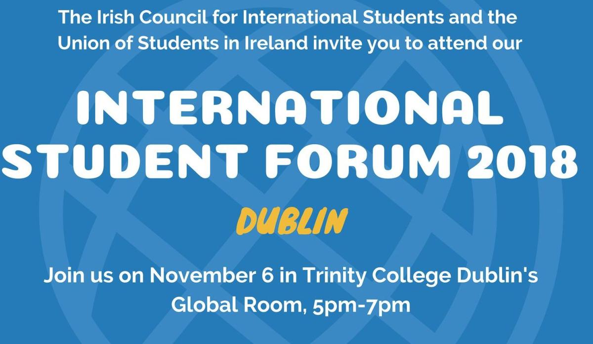 International Student Forum November 6th
