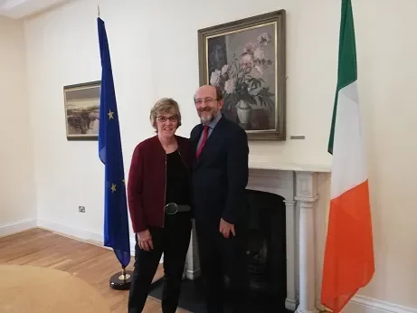 Prof Cathy Eden and Prof Brian Mac Craith