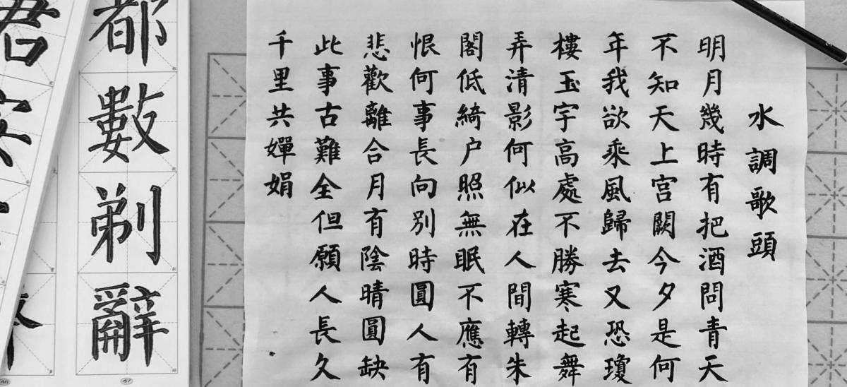 Chinese penmanship 2024