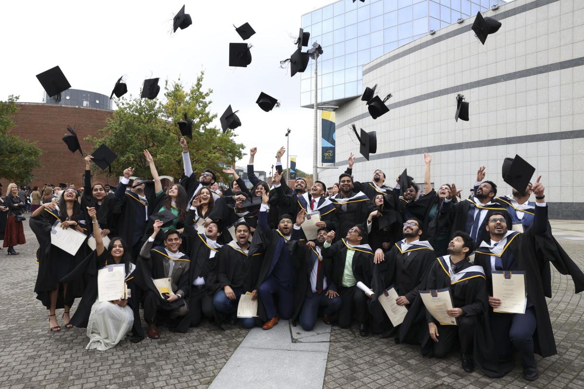 Congratulations on your graduation day! Welcome to the DCU Alumni Community!