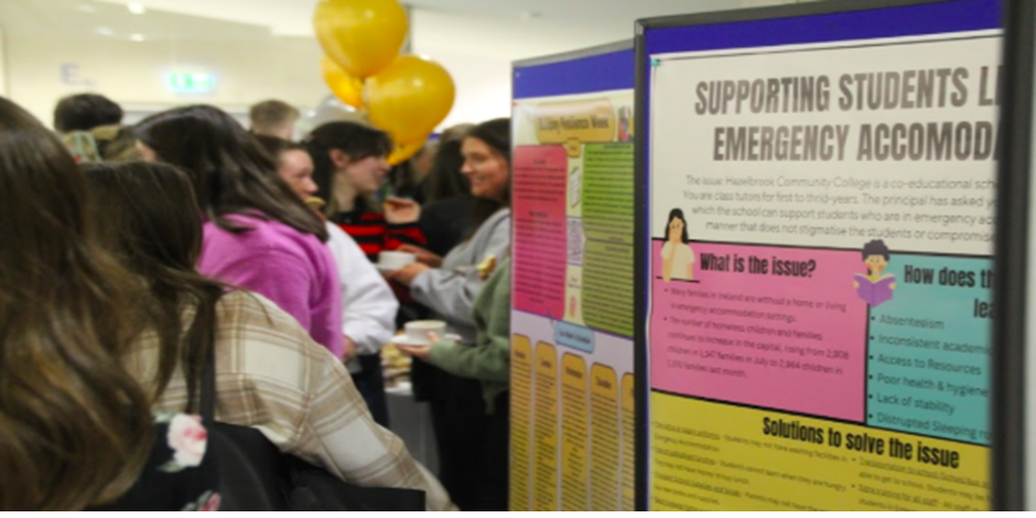 Image from the Poster Showcase event (CBL module: Sociology of Education)