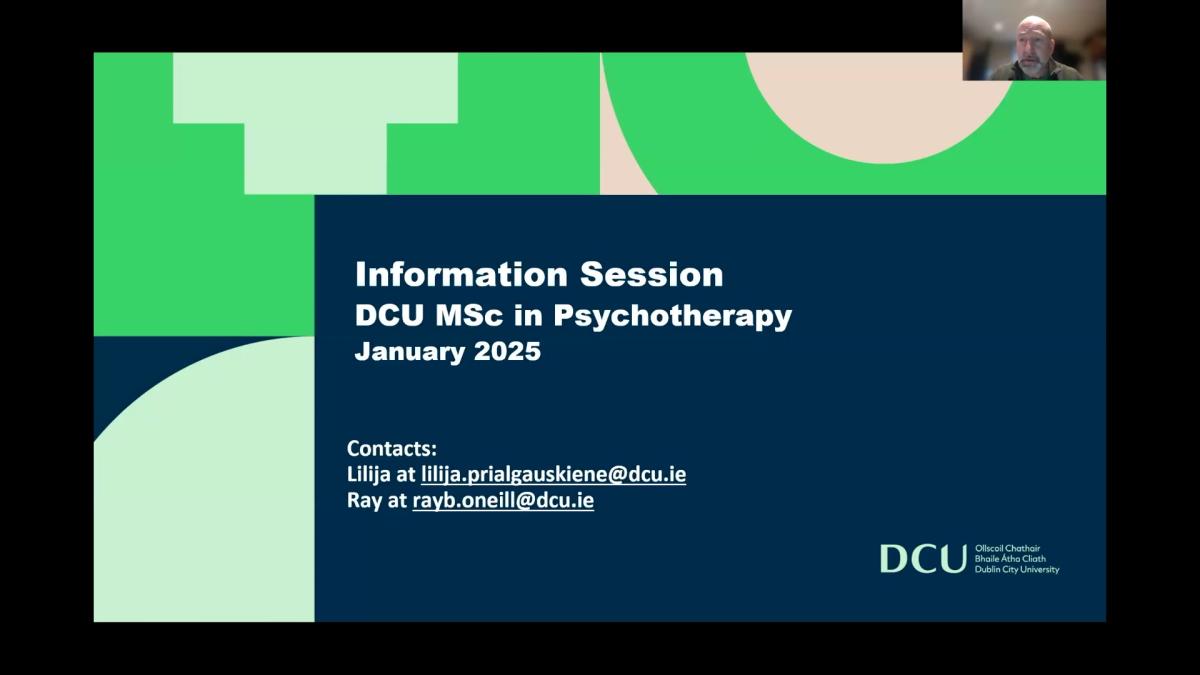 MSc in Psychotherapy Information Session