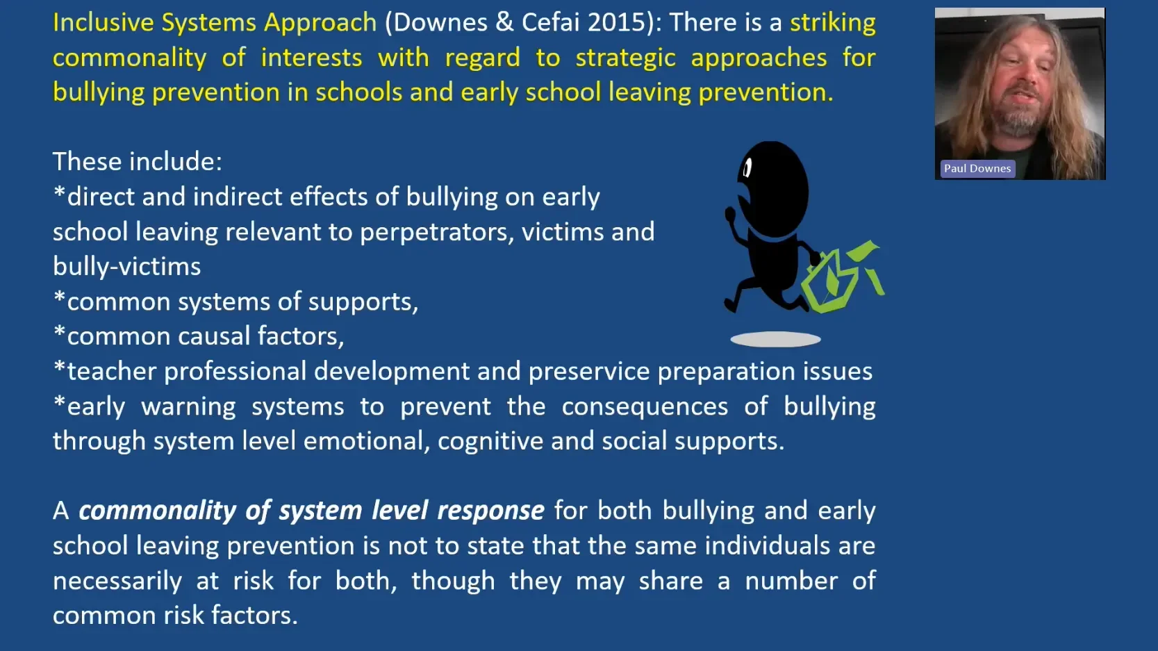 Prof Paul Downes Zoom Call