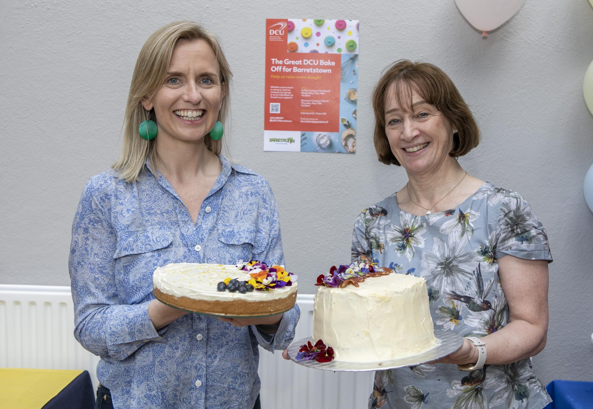 Shows Susan Marron with her Hummingbird cake
